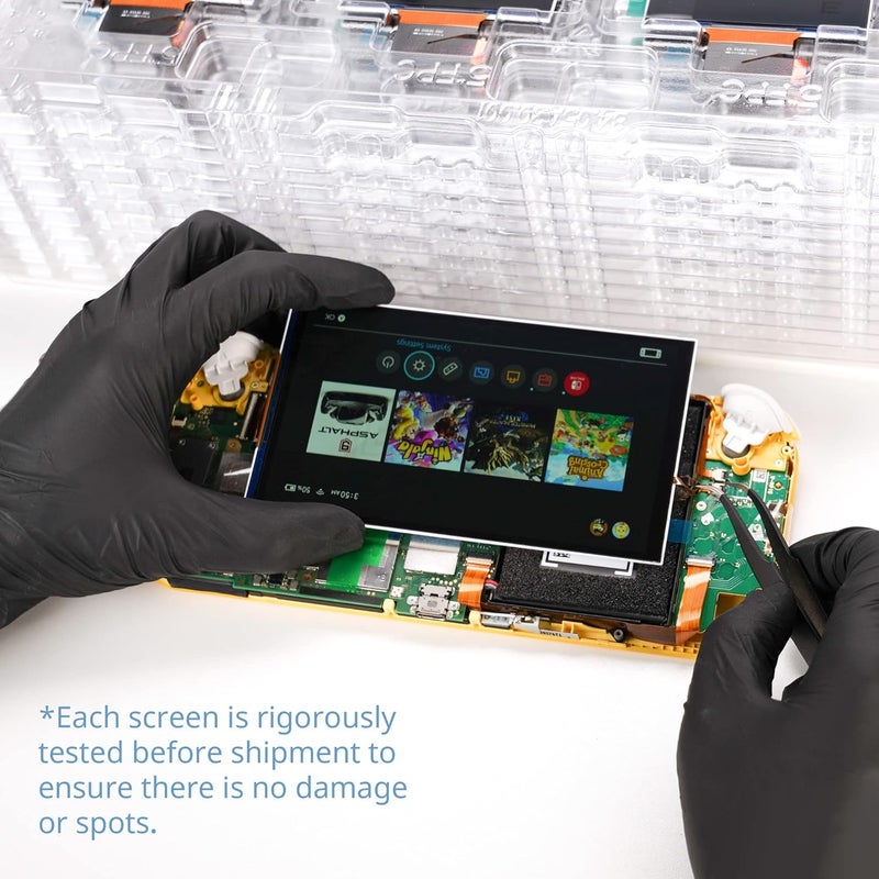 Benseager Replacement Screen for Nintendo Switch Lite, LCD Screen Display Panel + Adhesive + Screen Protector Repair kit for Switch Lite. - Image 2